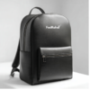 Feel Rahat Luxury Black Leather Backpack,