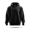 Feel Rahat premium black hoodie